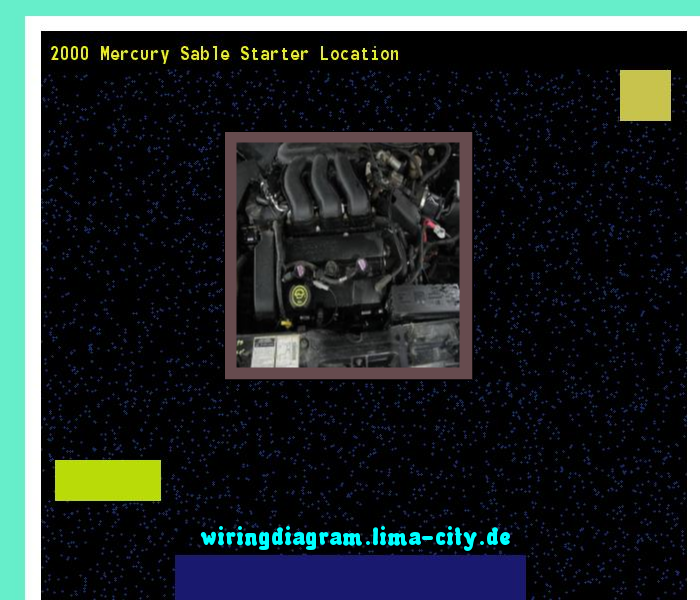 2000 Mercury Sable Starter Location