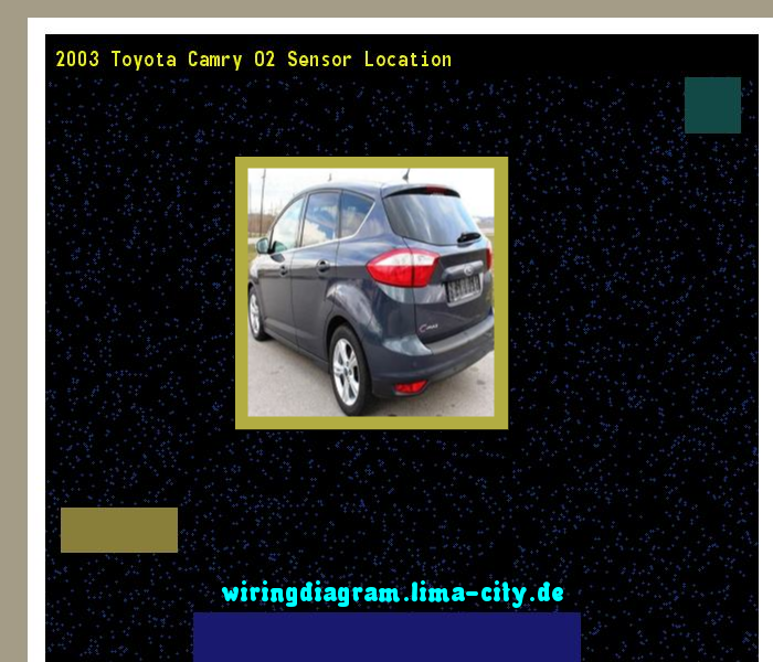 2003 Toyota Camry O2 Sensor Location