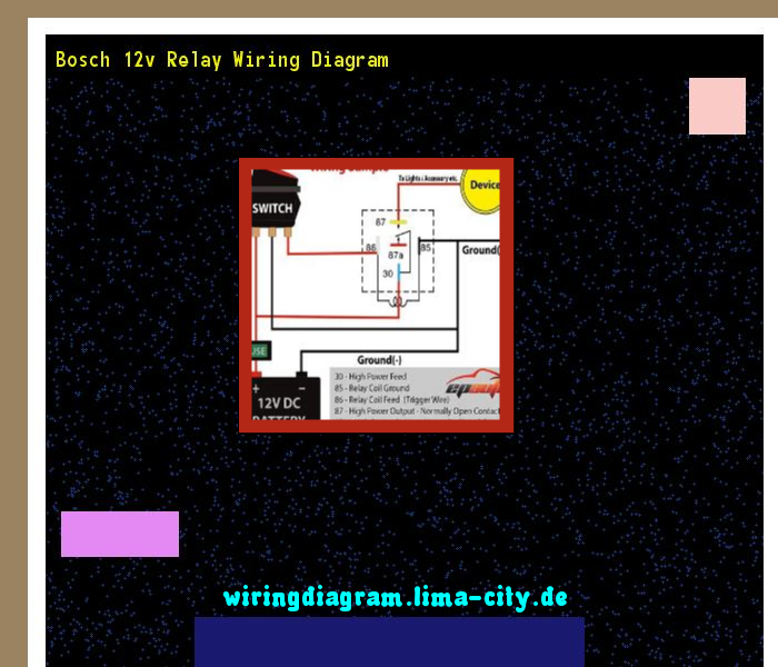 Bosch 12v Relay Wiring Diagram