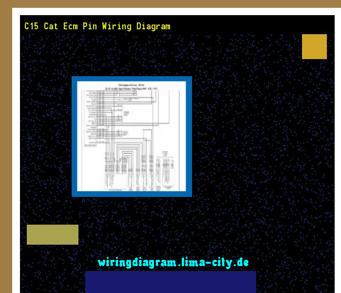 C15 Cat Ecm Pin Wiring Diagram