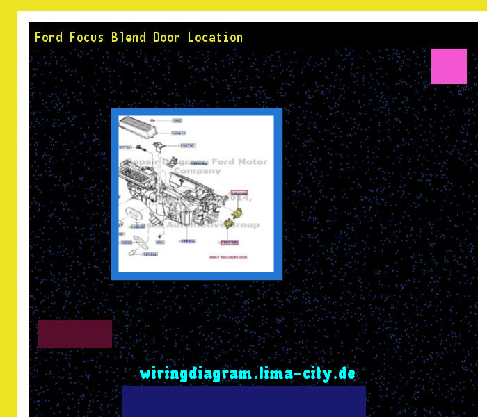 Ford Focus Blend Door Location