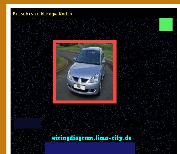 Mitsubishi Mirage Radio